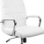 Flash Furniture GO-2286M-WH-GG 250 Lb. White Mid-Back Design Executive Swivel Office Chair