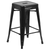 Flash Furniture CH-31320-24-BK-GG 500 Lb. Black Counter Height with Footrest Bar Stool