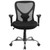 Flash Furniture GO-2032-GG 29" W x 42.25" H x 26" D Black Hercules Series Big & Tall Swivel Task Chair