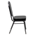 Flash Furniture FD-C01-SILVERVEIN-BK-VY-GG 500 lb. Plastic Floor Glides Black Hercules Series Stacking Banquet Chair