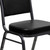 Flash Furniture FD-C01-SILVERVEIN-BK-VY-GG 500 lb. Plastic Floor Glides Black Hercules Series Stacking Banquet Chair