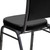 Flash Furniture FD-C01-SILVERVEIN-BK-VY-GG 500 lb. Plastic Floor Glides Black Hercules Series Stacking Banquet Chair