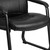 Flash Furniture GO-2136-GG 500 Lb. Black Non-Skid Anti-Tilt Floor Levers Hercules Series Big & Tall Executive Side Chair