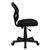 Flash Furniture WA-3074-BK-GG 250 Lb. Black Low Back Design Swivel Task / Computer Chair