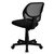 Flash Furniture WA-3074-BK-GG 250 Lb. Black Low Back Design Swivel Task / Computer Chair