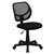 Flash Furniture WA-3074-BK-GG 250 Lb. Black Low Back Design Swivel Task / Computer Chair