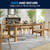 Flash Furniture XA-F-96X40-GG 96" W x 40" D x 30" H 7/8" Thick Plywood Hercules Series Folding Rustic Farm Table