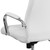 Flash Furniture GO-2286H-WH-GG 26" W x 43" H x 27" D White Executive Swivel Office Chair