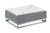 Cal-Mil 3822-6-83 15" W x 11" D x 6-1/4" H Gray Stainless Steel Base Rectangular Ashwood Display Riser
