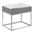 Cal-Mil 3822-13-83 15" W x 11" D x 13-1/4" H Gray Rectangular Stainless Steel Base Ashwood Display Riser