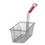 TableCraft Products 427 25 1/2" W x 6 1/2" D x 10" H Rectangular Mesh Nickel Plated Fry Basket