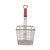 TableCraft Products 427 25 1/2" W x 6 1/2" D x 10" H Rectangular Mesh Nickel Plated Fry Basket