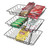 Cal-Mil 1291-3 18" W x 20" H 3-Tier Black Powder Coated Tiered Display / Server