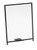 Cal-Mil 1264 8.5" W x 11" H x 1" D Iron Frame Signage Holder