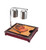 Cal-Mil 810-52 22" W x 18" D x 4" H Dark Wood Frame High Heat Cutting Board Westport Cut-Mate Carving Station