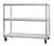 New Age 96090 28" W x 50.5" H x 59" D 2 Tiers Aluminum Tray Drying Rack