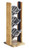 Cal-Mil 3411-99 7-1/4" W x 7-3/4" D x 20-1/2" H 3-Tier Rustic Pine Vertical Madera Cylinder Display