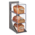 Cal-Mil 3815-83 6 1/2" W x 13" D x 20 1/4" H 3 Tier Gray Wash Oak Wood Countertop Self Serve Ashwood Bread Case