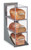 Cal-Mil 3815-83 6 1/2" W x 13" D x 20 1/4" H 3 Tier Gray Wash Oak Wood Countertop Self Serve Ashwood Bread Case