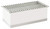 Cal-Mil 3012-55 2" W x 12" D x 8-1/2" H White Rectangular Metal Luxe Chafer Alternative