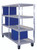 New Age 96710 28.5" W x 64" H x 75.5" D 3 Tiers Aluminum Tray Drying Rack