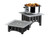 Cal-Mil 1364-12-13 10 1/4" W x 10" D x 5" H Black Square Wire Grill Mission Chafer Alternative