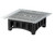 Cal-Mil 1364-12-13 10 1/4" W x 10" D x 5" H Black Square Wire Grill Mission Chafer Alternative