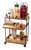 Cal-Mil 3461-99 27" W x 41" H x 16" D Natural Wood Mobile Madera Beverage Cart