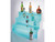 Cal-Mil LQ31 30" W x 18" D x 18" H 3 Tiers Countertop Acrylic Frost Lit Liquor Display