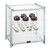 Cal-Mil 1145-S-74 20-1/2" W x 17" D x 22" H Silver Frame Acrylic 3-Tier Self-Service One By One Display Case