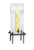 Cal-Mil 1132-5INF-13 5 Gal. Acrylic Black Metal Base Beverage Dispenser