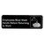 TableCraft Products 394530 3" W x 9" H "Employees Must Wash Hands Before Returning to Work" White On Black Plastic Cash & Carry Sign
