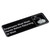 TableCraft Products 394530 3" W x 9" H "Employees Must Wash Hands Before Returning to Work" White On Black Plastic Cash & Carry Sign