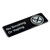 TableCraft Products 394564 3" W x 9" H "No Smoking or Vaping" White On Black Plastic Cash & Carry Sign