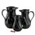 TableCraft Products 1001301 20 Oz. Plastic Black Cash & Carry Connoisserve Coffee Decanter