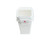 Bakn BAKBIN100 6.3 Gallon / 100 Cup Shelf Ingredient Bin with Flip Lid, and Scoop, White, NSF