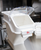 Bakn BAKBIN100 6.3 Gallon / 100 Cup Shelf Ingredient Bin with Flip Lid, and Scoop, White, NSF