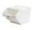 Bakn BAKBIN40 2.6 Gallon / 40 Cup Shelf Ingredient Bin with Flip Lid, and Scoop, White, NSF