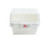 Bakn BAKBIN40 2.6 Gallon / 40 Cup Shelf Ingredient Bin with Flip Lid, and Scoop, White, NSF