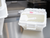 Bakn BAKBIN40 2.6 Gallon / 40 Cup Shelf Ingredient Bin with Flip Lid, and Scoop, White, NSF