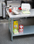Bakn BAKBIN40 2.6 Gallon / 40 Cup Shelf Ingredient Bin with Flip Lid, and Scoop, White, NSF