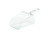 Bakn BAKBIN27GL 27 Gallon / 430 Cup White Slant Top Mobile Ingredient Storage Bin with Sliding Lid & Scoop