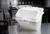 Bakn BAKBIN200 12.6 Gallon / 200 Cup Shelf Ingredient Bin with Flip Lid, and Scoop, White, NSF