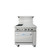 Atosa AGR-2B24GR-LP 36" W Liquid Propane 2 Open Burners 1 Griddle & Oven CookRite Range - 121,000 BTU