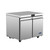 Atosa AUF36SD 8.6 Cu. Ft. Stainless Steel 2 Solid Doors Reach-In Undercounter Freezer- 115 Volts
