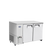 Atosa MBB59GR 57.8" W Stainless Steel 2-Section Solid Door Back Bar Cooler - Volts