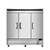 Atosa MBF8504GR 71 Cu. Ft. Stainless Steel 3 Solid Doors Atosa Freezer - 208-230 Volts