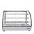 Atosa CHDC-56 35.38" W x 22.88" D x 26.75" H Curved Front Glass Countertop Heated Display Case - 115 Volts
