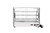 Atosa CHDC-56 35.38" W x 22.88" D x 26.75" H Curved Front Glass Countertop Heated Display Case - 115 Volts