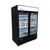 Atosa MCF8732GR 28.5 Cu. Ft. Black Freezer Merchandiser - 115 Volts